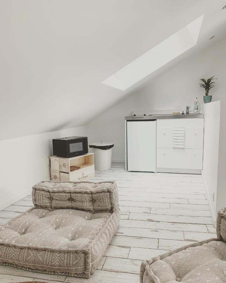 Apartamento LES ROTINS - 80m de la cathédrale Reims Exterior foto